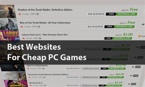 10 Best Websites For Buying Cheap PC Games Keys.